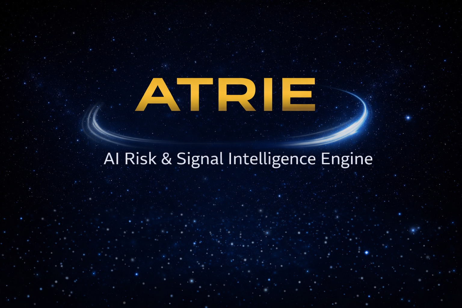 ATRIE AI Risk and Signal Intelligence Engine visual