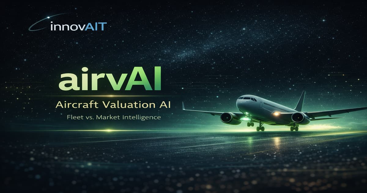 aircraft valuation AI platform airvAI analyzing aircraft market value