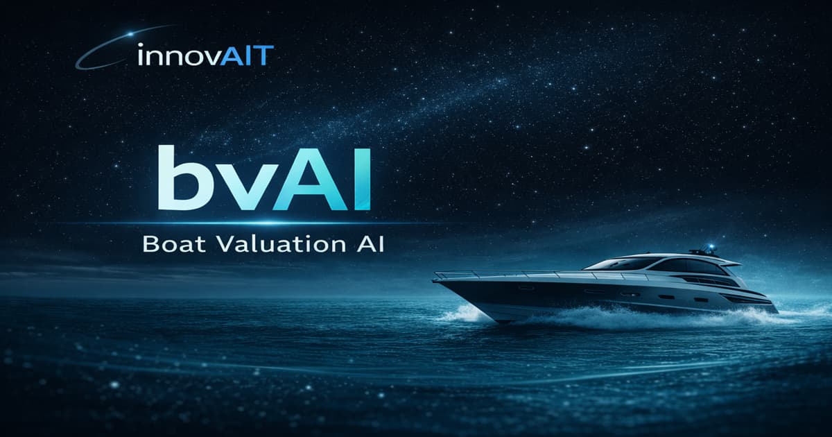 boat valuation AI platform bvAI analyzing marine market value